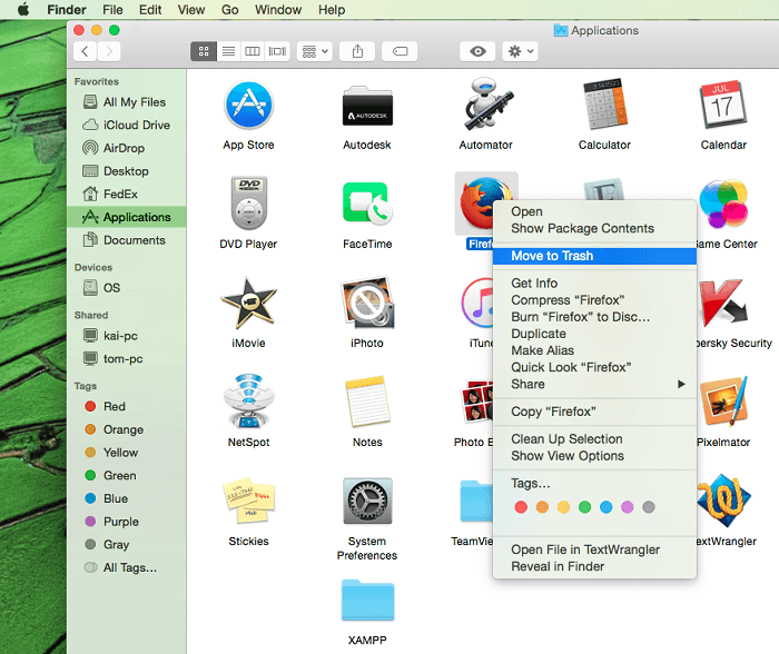 How to remove apps from mac mini